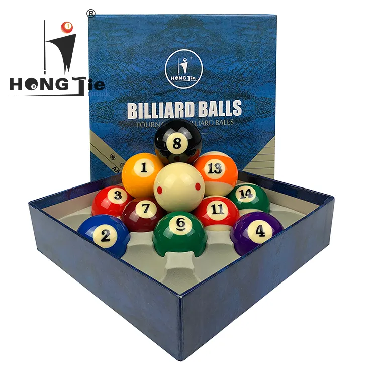 HONGJIE Factory Professional high quality 3A  billiard ball 57mm, Crystal pool ball set