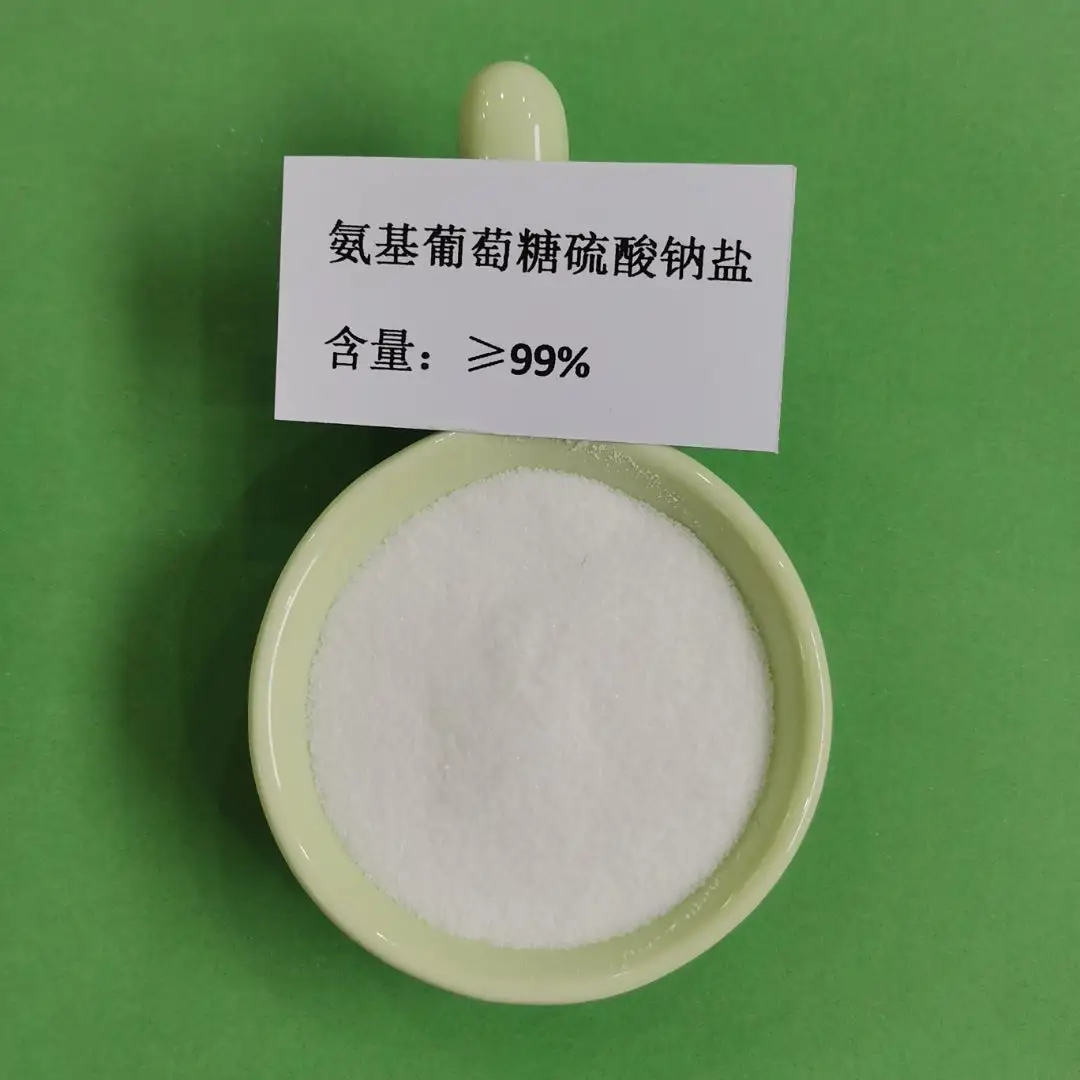 Natural extraction of high purity glucosamine potassium sulfate sweetener powder
