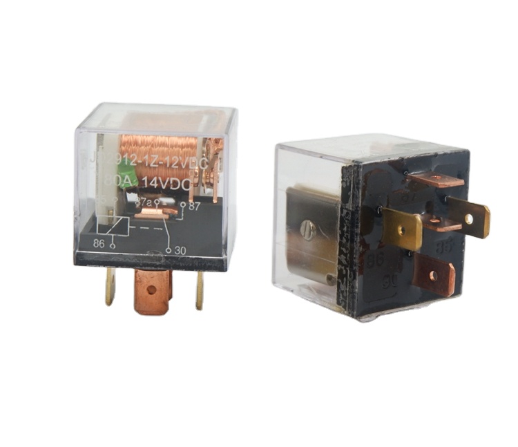 12V 60A Waterproof Transparent Square Relay Safety Voltage Automotive Relay