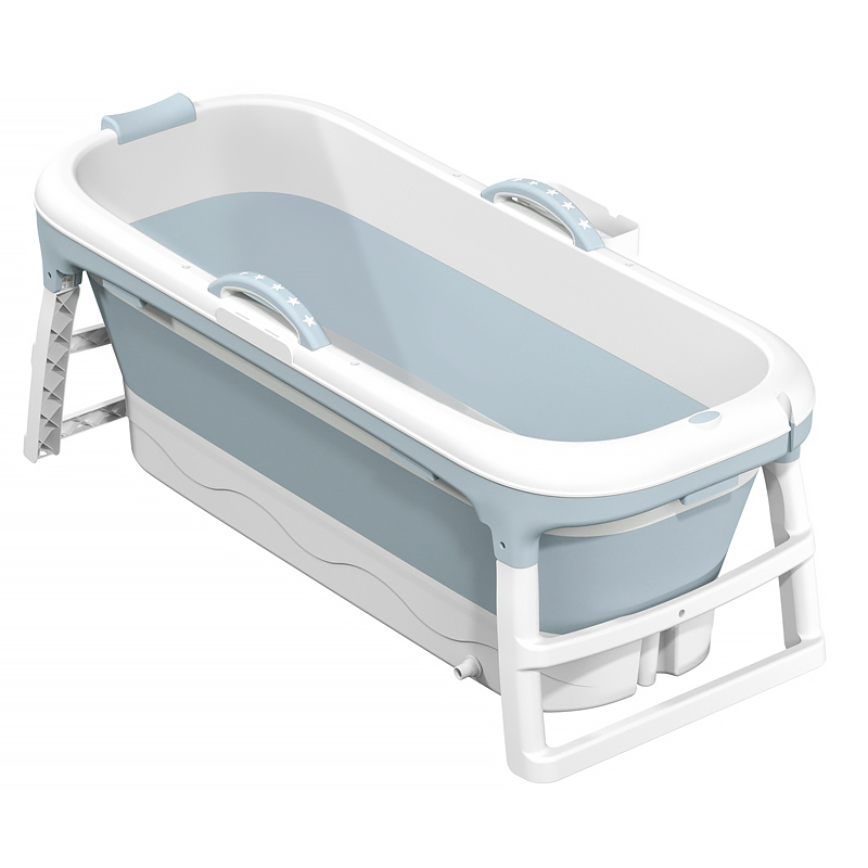 Wholesale USA Free Shipping Freestanding 115cm Large Size Adults Hot Tub Foldable Baby Bathtub Portable