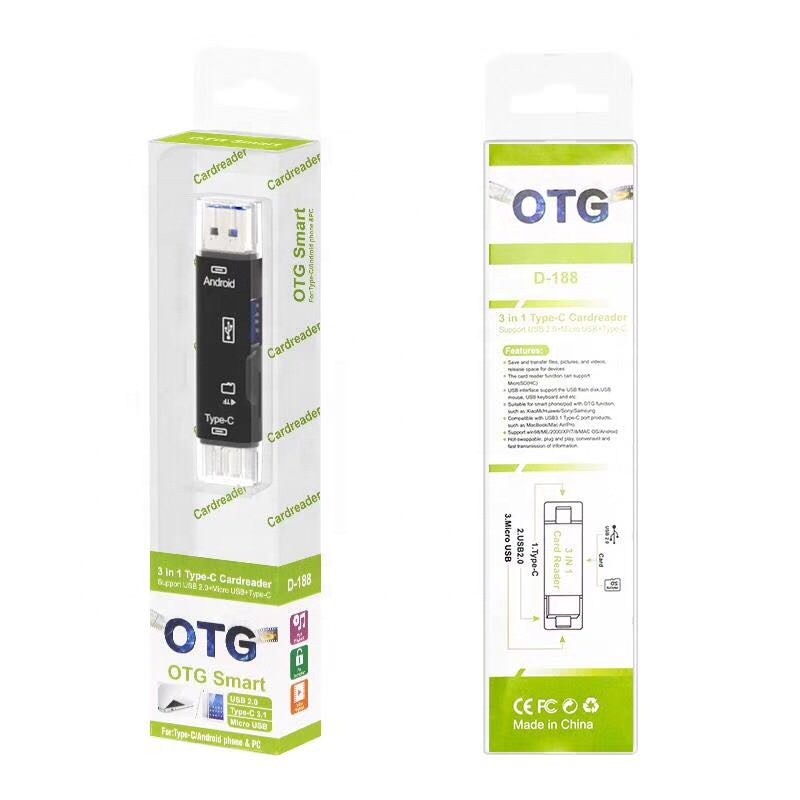 Eagleton высокоскоростной Micro Usb Otg и Usb A 3,0 Type C Sd кардридер