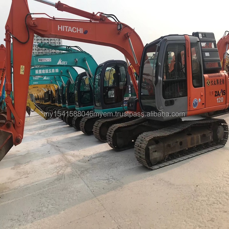 100% из японии экскаватор Hitachi ZX120 гусеничный экскаватор на продажу