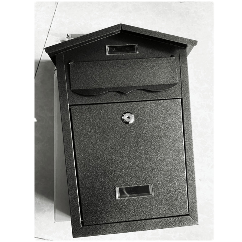 Matel Mailbox four color black brown copper white with box packing