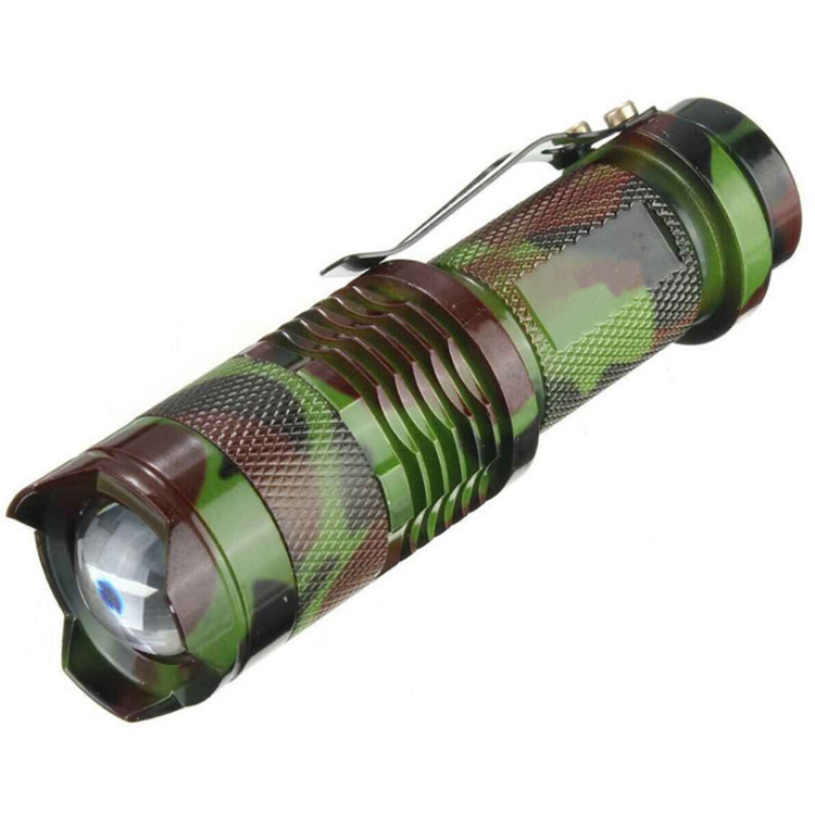 Tactical Flashlight Rechargeable 14500 Battery Pocket Strong Small Waterproof LED Hunting Torch Light Flashlight With Belt Clip
