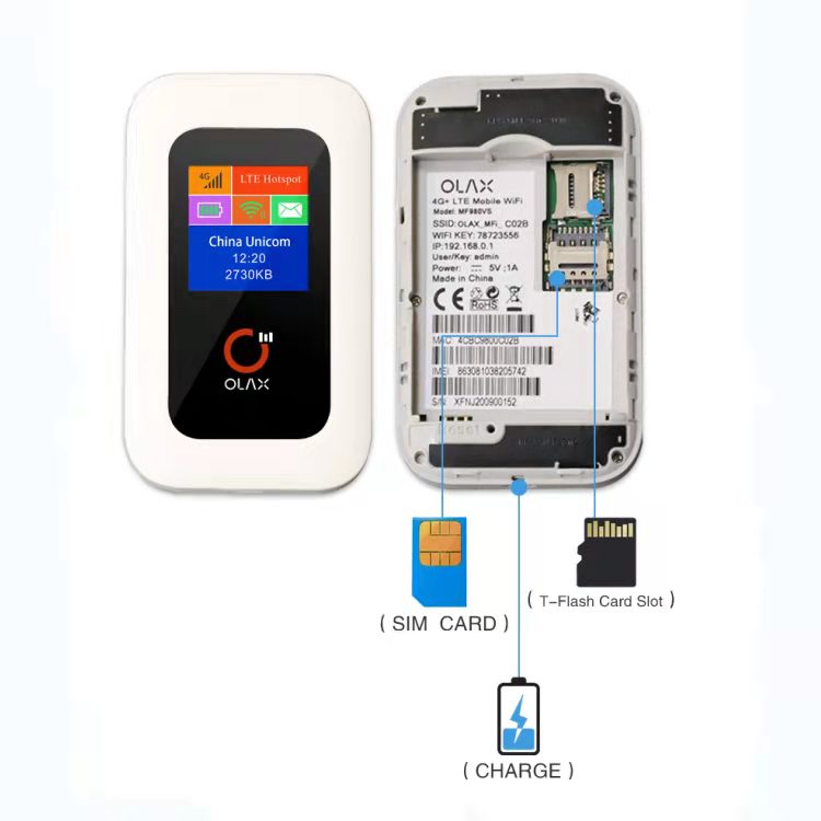 OLAX MF980L Разблокировка 3G/4G LTE MiFi портативная мини точка доступа большая Беспроводная Карманная Wi-Fi роутер со слотом для Sim-карты сетевой адаптер
