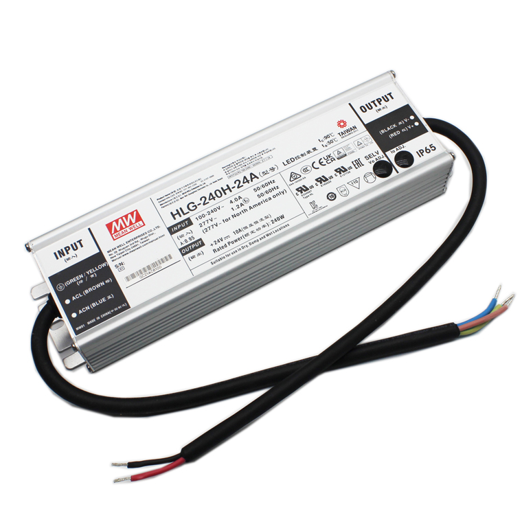 HLG-240H-24A 240W 24V оригинальный источник питания Meanwell led