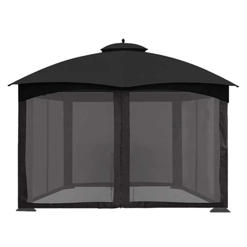 3x4.5m factory wholesale outdoor garden patio yard steel large gazebos tent canopy for sale with bug net