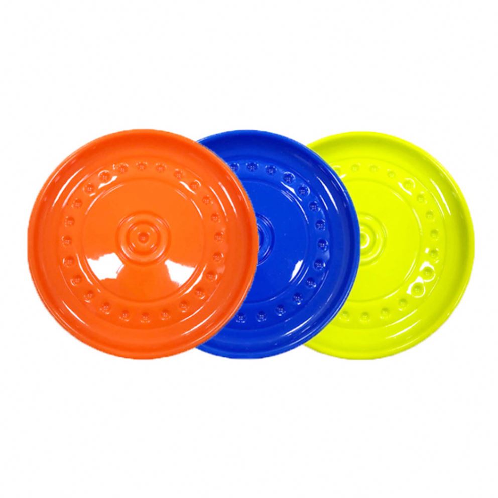 Eco-friendly Large Pet Products Supplies Durable Toy For Dog Retriever Flying Discs TPR Toys
