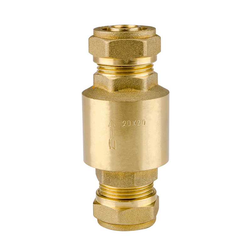 HELERO HT 100-0923 CW617N пружинный обратный клапан, латунный сердечник с фитингом, латунный Тип 16 мм