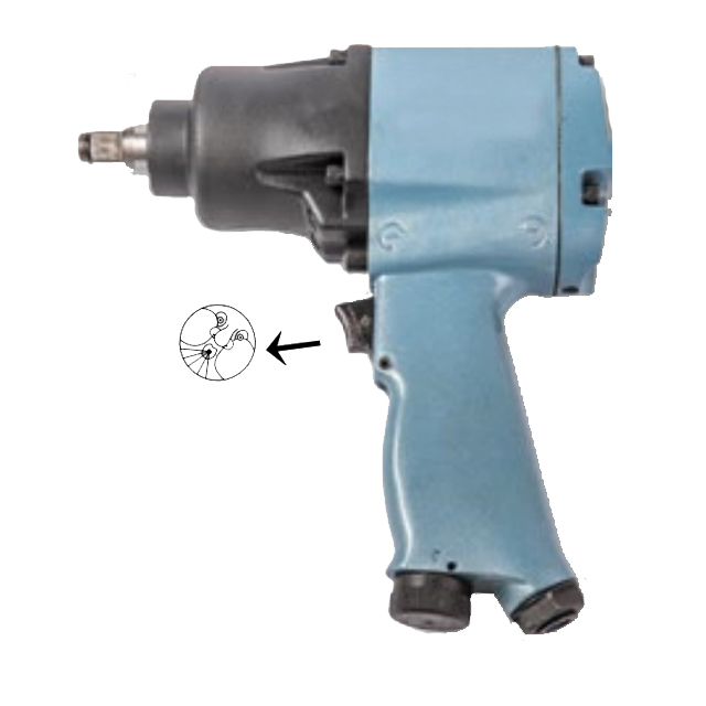 Fashion design air impact wrench pneumatic air gun tools wrenchs air powered impact wrench
