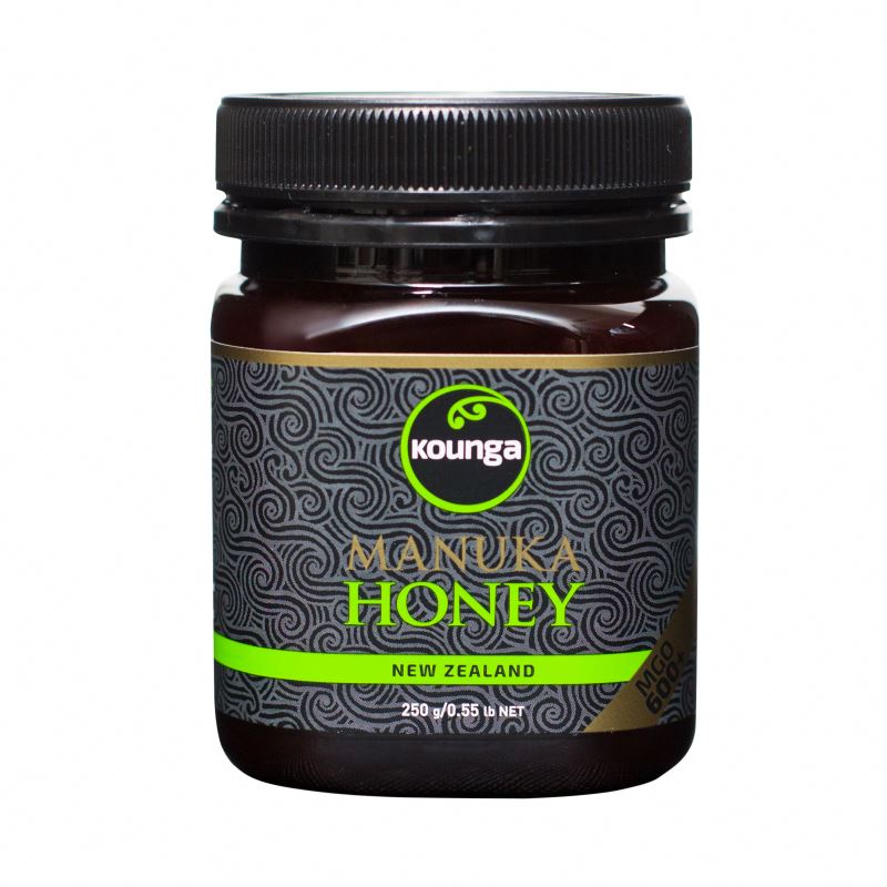 Бренд KOUNGA, Новая Зеландия, Manuka, чистый натуральный пчелиный поток, халяльный консервированный мед