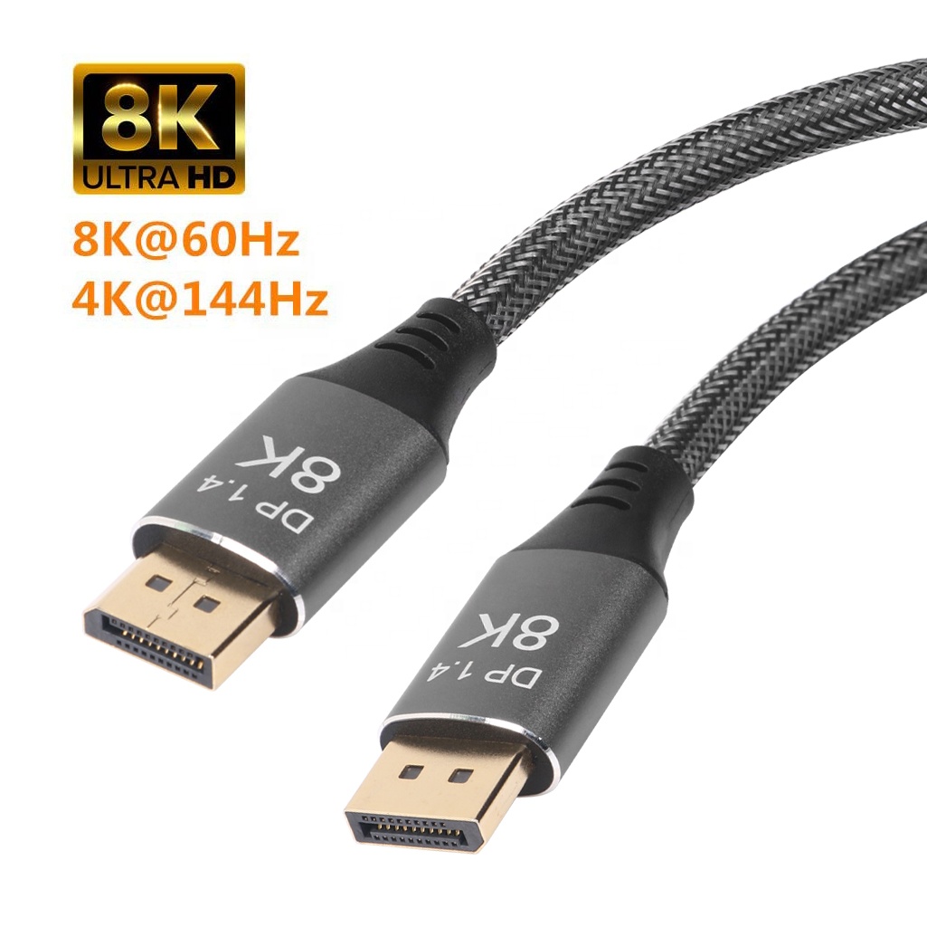 Новое поступление DP к DP DisplayPort 1,4 кабель 4K 8K 144 Гц для электронных спортивных игр