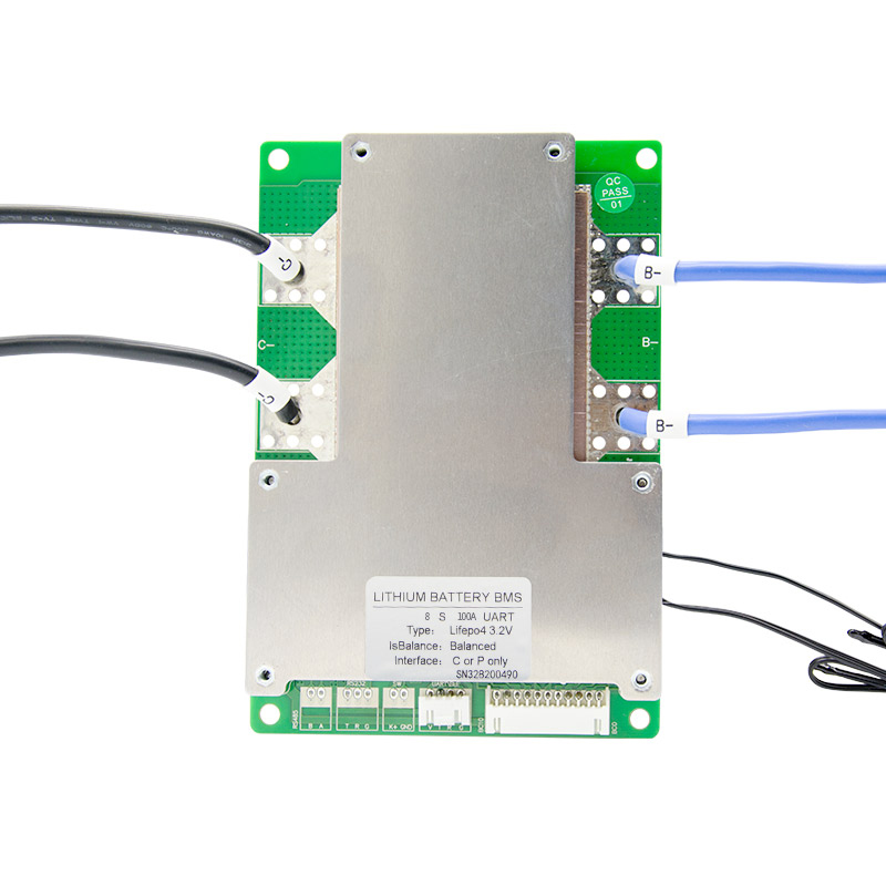 JBD Smart BMS 100A 8S Lifepo4 для литиевой батареи с балансировкой и защитой от перенапряжения, температуры и перегрузки