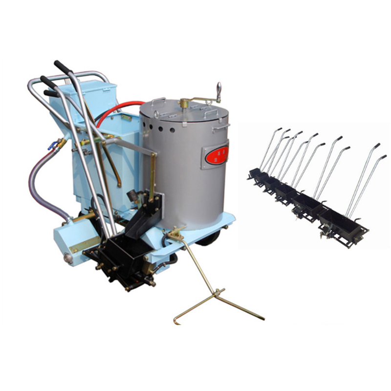 Durable Modeling Thermoplastic Road Track Line Marking Machine For Running Track