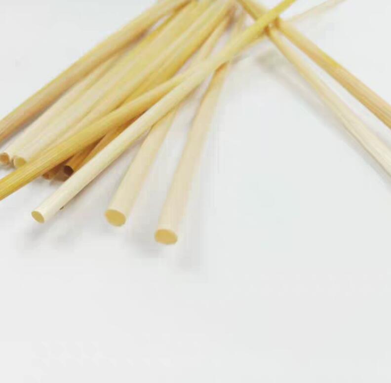 100% Compostable Питьевая соломинка Экологичная натуральная пшеничная соломенная целлюлоза