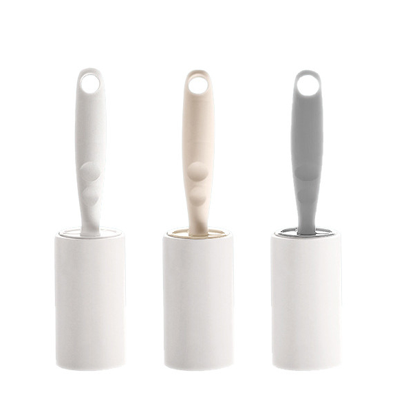 Best selling high quality sticky lint remover cleaning long handle viscosity lint roller for clothes and sofa