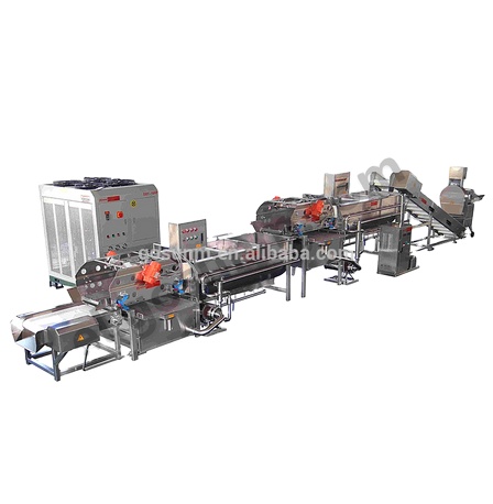 fruit and vegetable washing and drying waxing packing processing machine