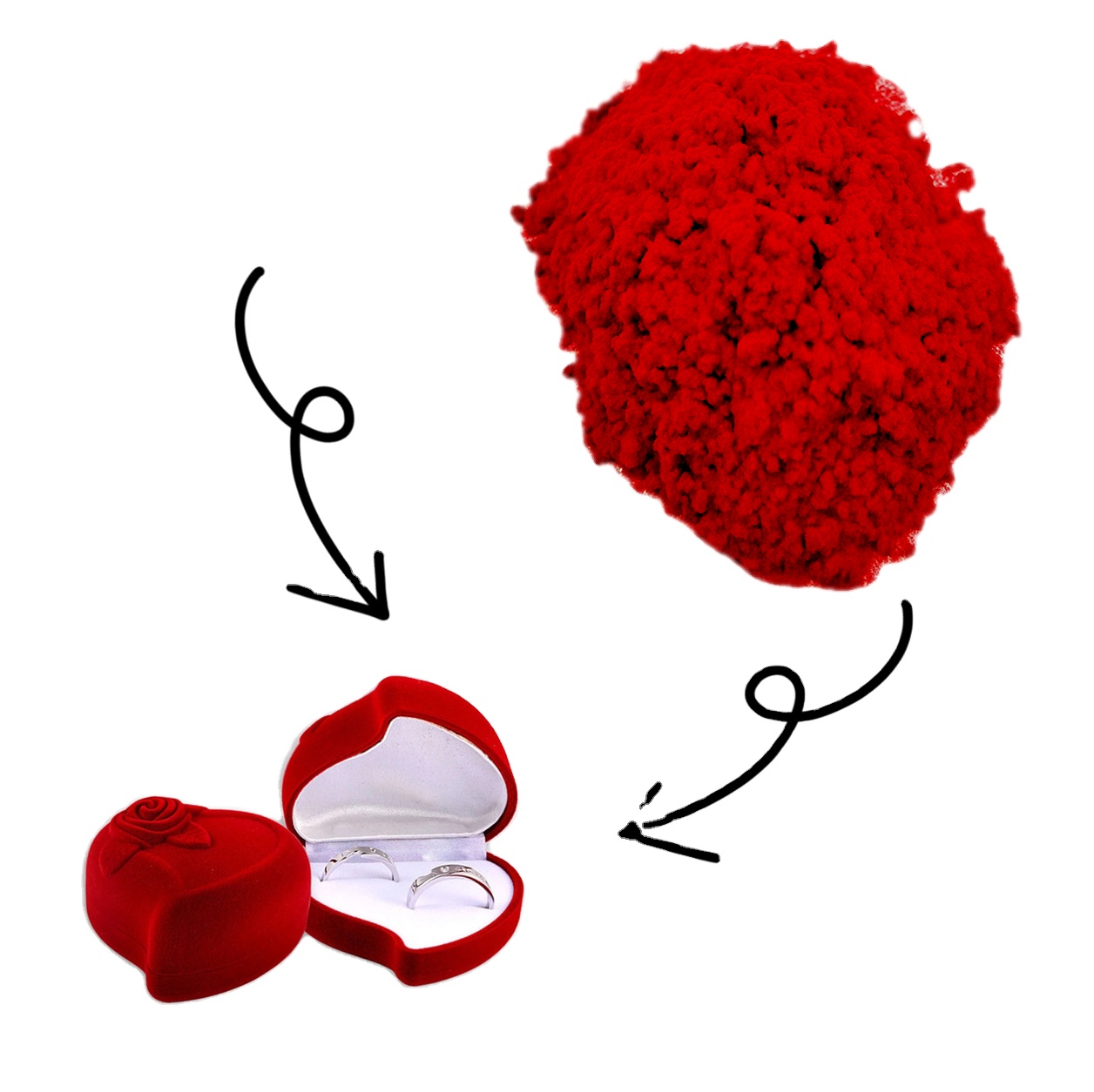 Wholesale Duye Color Nylon snow flock powder canada