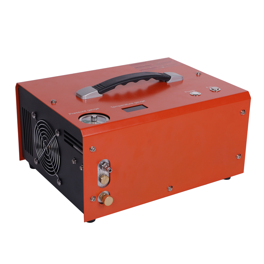 110V 220V 12V 300bar портативный насос автоматическая остановка Pcp воздушный компрессор 4500psi со встроенным трансформатор