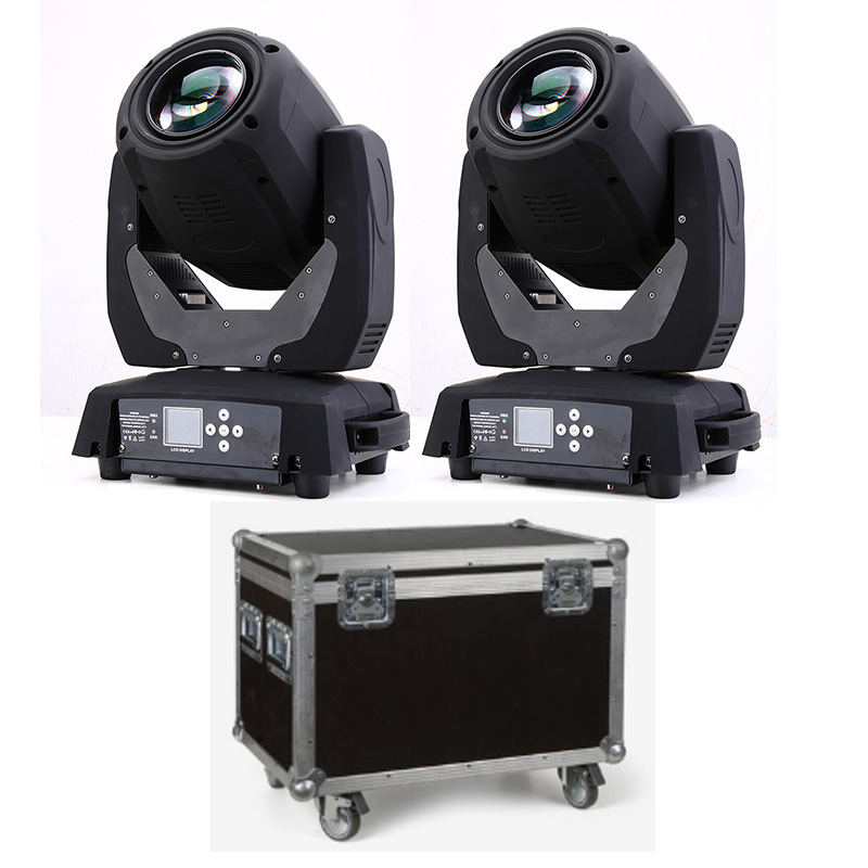 2 светильника + flightcase лучшие подвижные головные светильники 7r