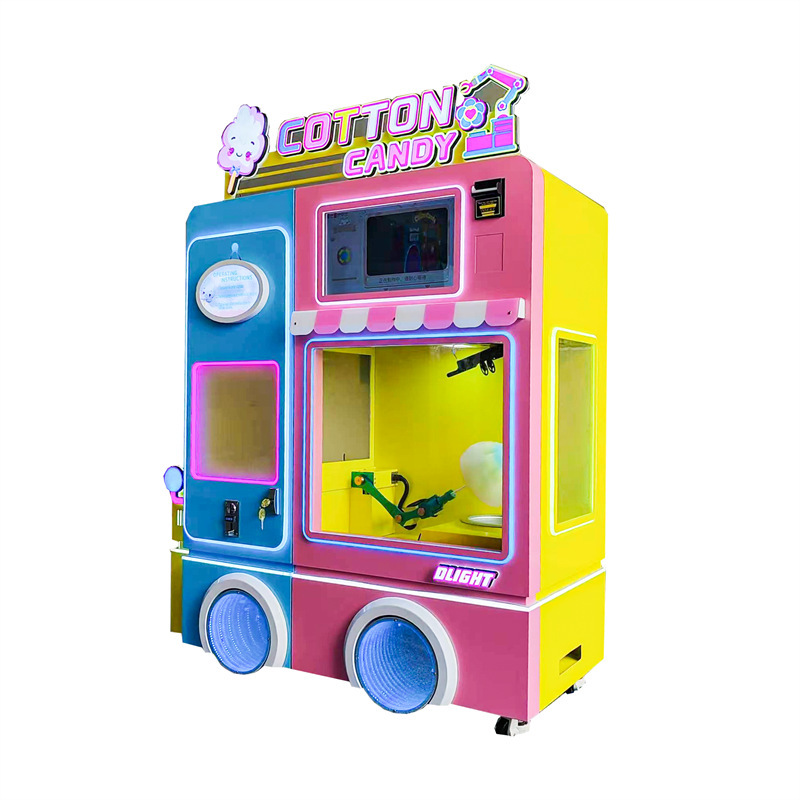 Automatic Household Cotton Candy Machine New Self-Service Snack Food Selling Machine Commercial Amusement Park Use