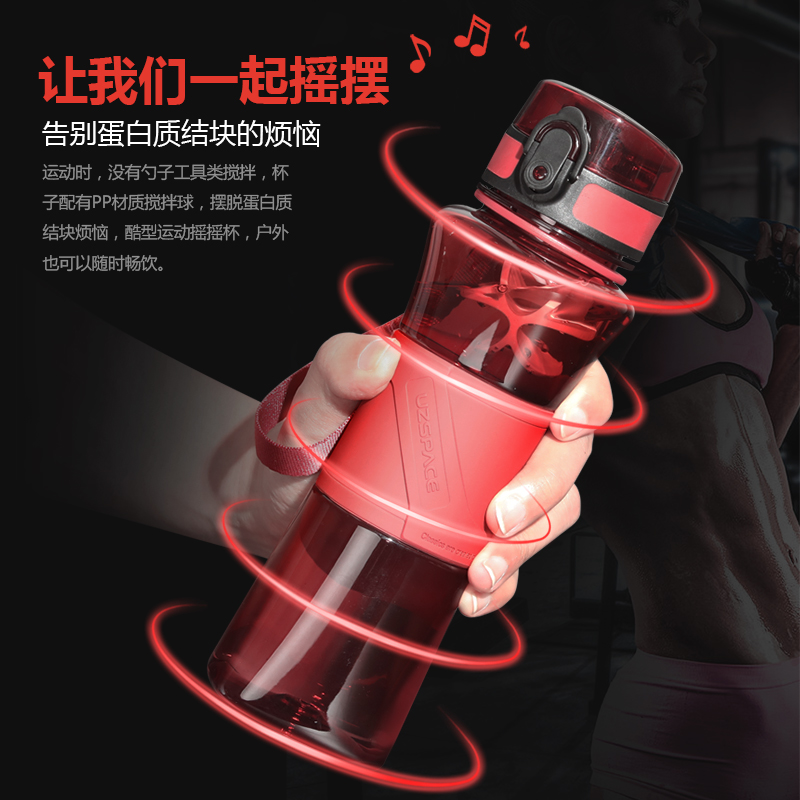 BPA Free Leak Proof Tritan Lightweight Bottles for Outdoors Camping Cycling Fitness Gym Yoga- Kids/Adults with Filter  Lockable