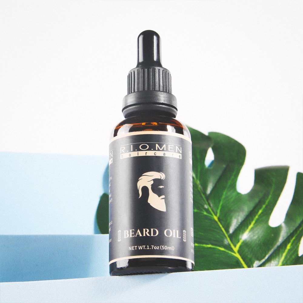 Wholesale Custom Private Label Best Men Care Beard Treatment Smoothing Nourishing Natural Organic Vegan Beard Growth Oil