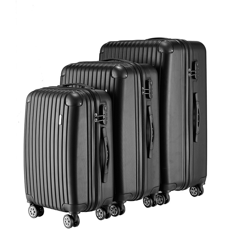 Amazon Hot Seller Factory Price 3 Pieces Sets ABS Travel Trolley Luggage Carry на Suitcase Travel Style Luggage Bag Set