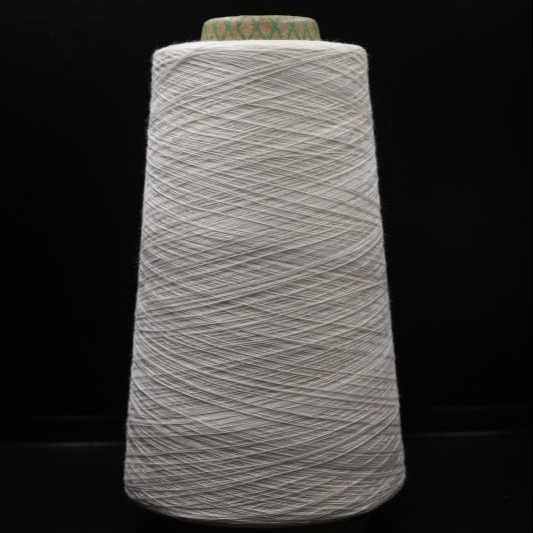TUTON Merceried Small Cone Natural ECO-Friendly 100% Cotton Raw White Sewing Thread Yarn