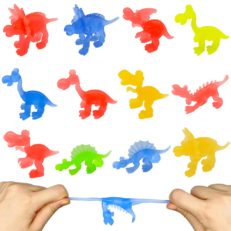 Unisex TPR Dinosaur Squishy Toys Wholesale Anti-Stress Stretchy Toy Novelty & Gag Toys For Kids