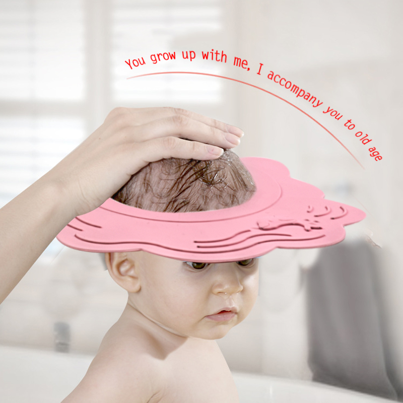 New children's waterproof safety baby shower adjustable baby bath visor