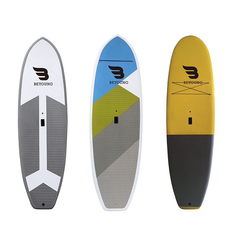 Beyoung мягкая Верхняя Пена SUP стоячая весло доска оптом под заказ Softtop стоячая весло доска эпоксидная