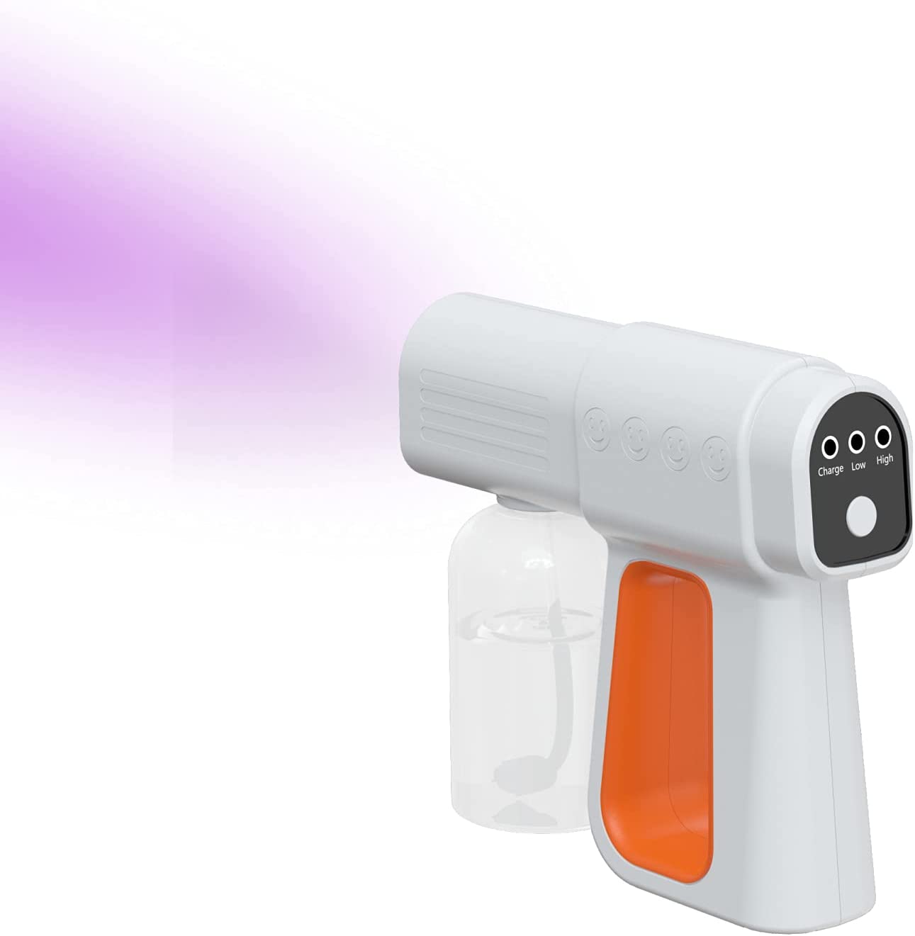 k6x spray gun power spray gun Atomizer with Blue Light nano spray gun