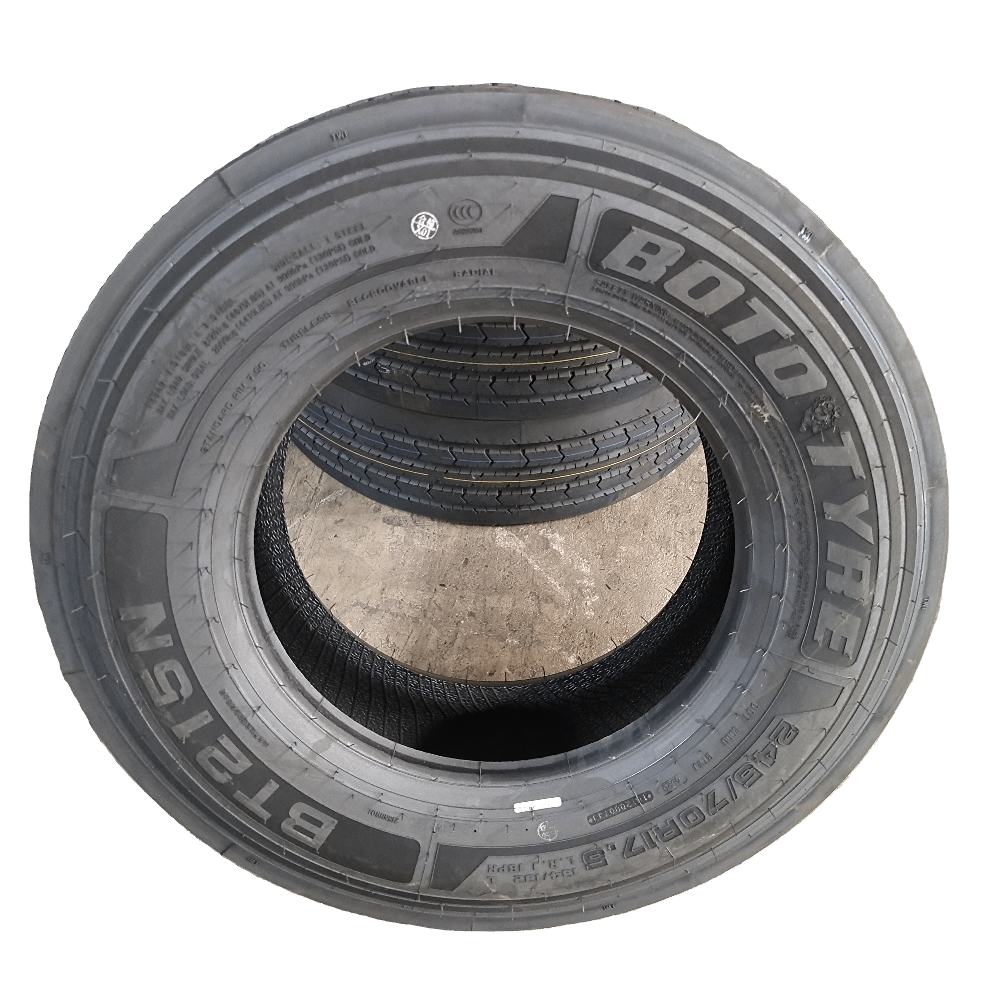 Chinese Manufacturer Radial Commercial Dump Tire Tyre WINDA/BOTO/ECED BRAND 245/70R17.5 Truck tyre