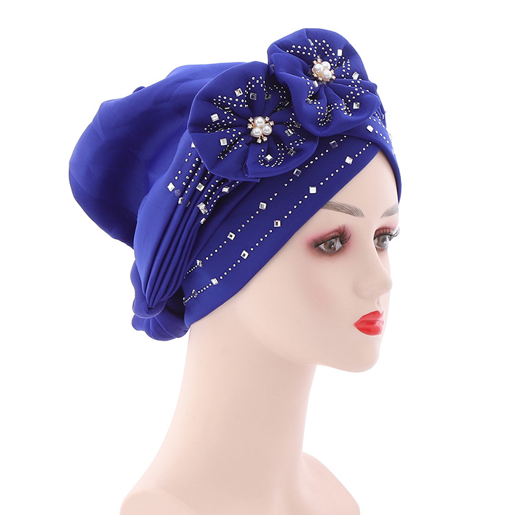 2021 new air layer hot drilling African Baotou hat auto gele