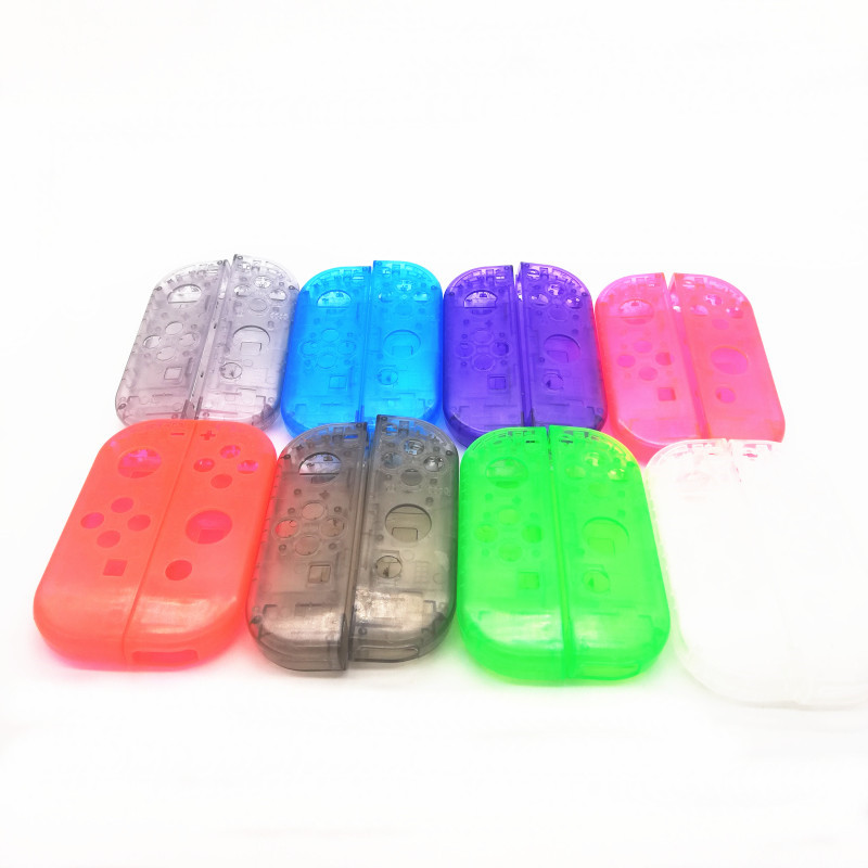 It is suitable for customized color transparent shell of left and right handles of switch ns game machine