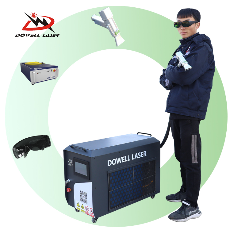 Ручной металлодетектор для очистки ржавчины лазера удаления краски 100W 200w 1000w 1500w 2000w 3000w портативный мини лазерная машина для удаления ржавчины