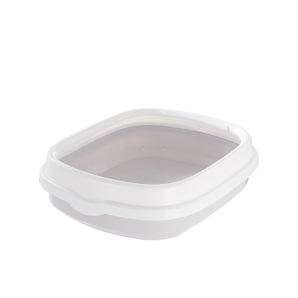 Semi-open Plastic Pet Cleaning Set Cat Toilet Cat Litter Box With Scoop