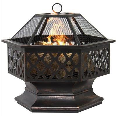 Amazon Hot Sale Fire Pit Outdoor Iron Fire Pit Fire Bowl