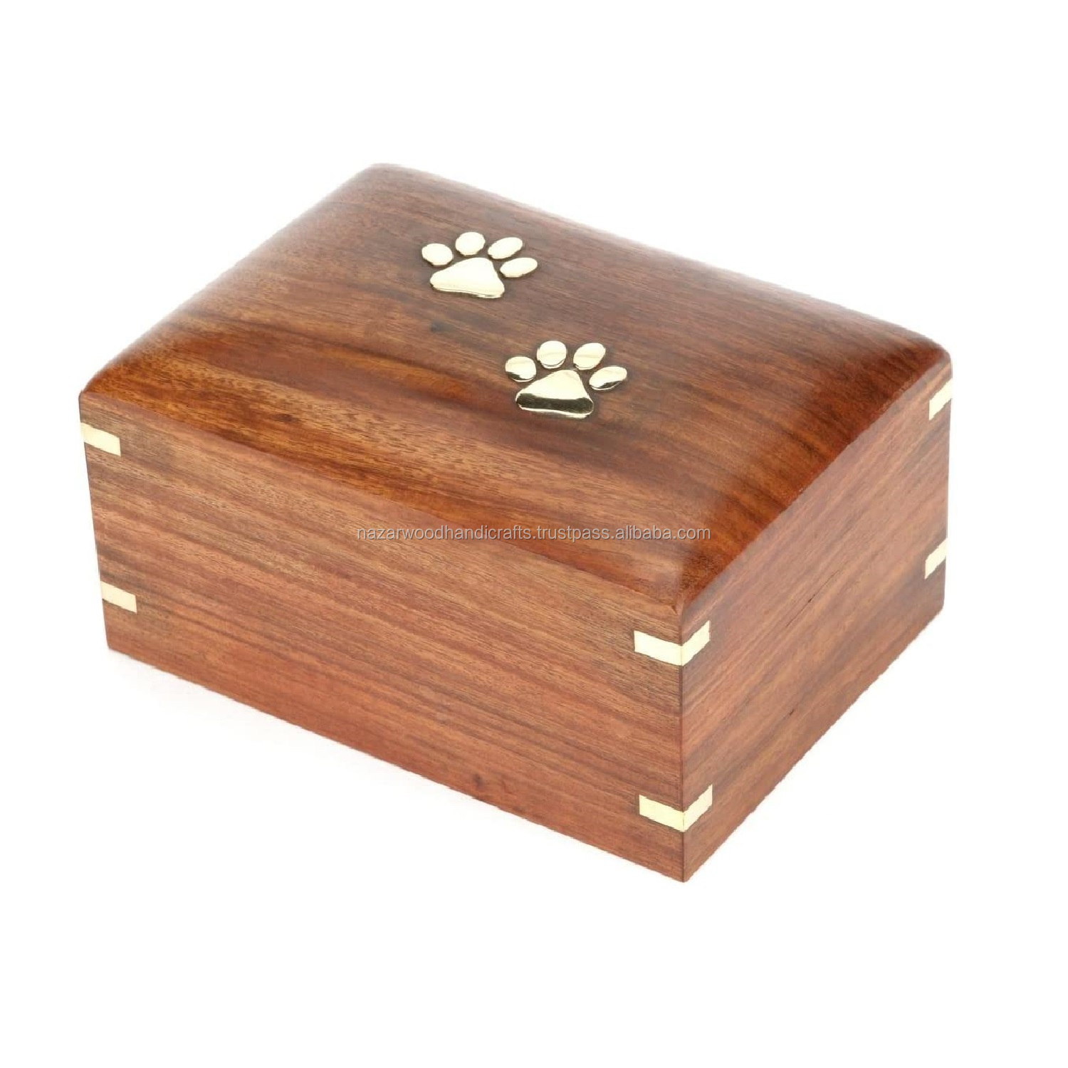 WHOLESALE POPULAR ITEM WOODEN PAW PRINT BOX PET ASH URNS