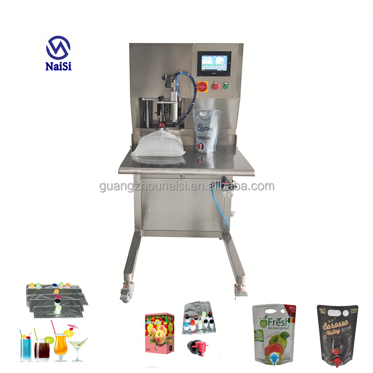 BIB pre-made bag filling machine with tap filling machine with spout filling machine
