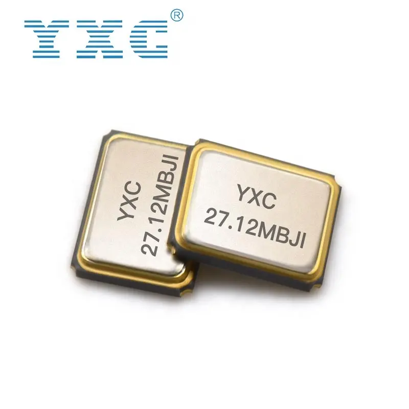 YXC 3225 4Pin SMD 10pF 10PPM Quartz Crystal Oscillator Manufacturer 27.12MHz