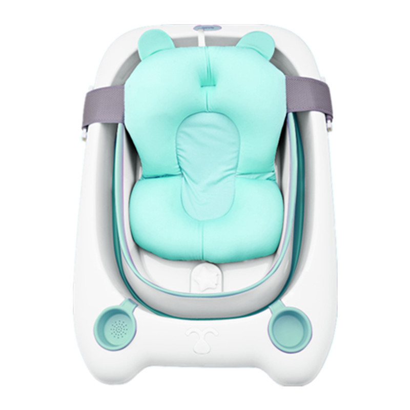 Складной Baby Shower складной ванны подушка для младенцев, новорожденных противоскользящая буферная коврик для ванной костюм