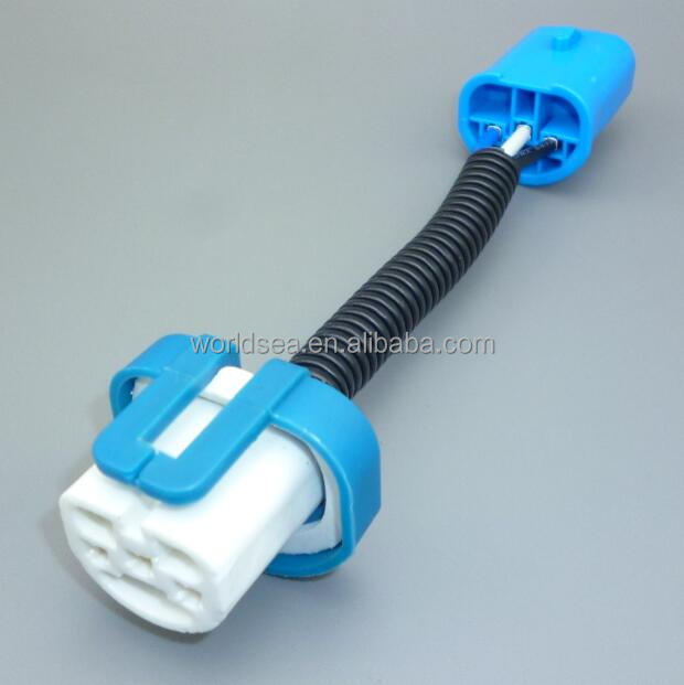 High Performance 14.5CM 16AWG 12V Auto Ceramic 9004 Wire Connector Bulb Holder Male Female Socket Ceramic Headlight Connector