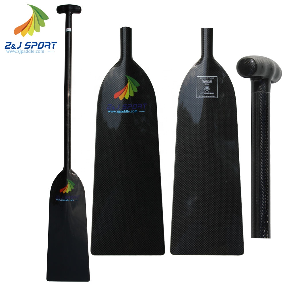 ZJ SPORT высокопроизводительная легкая лодка-Дракон из Углеродного Волокна IDBF, 1 шт., лодка с овальным валом, 3 варианта ручек