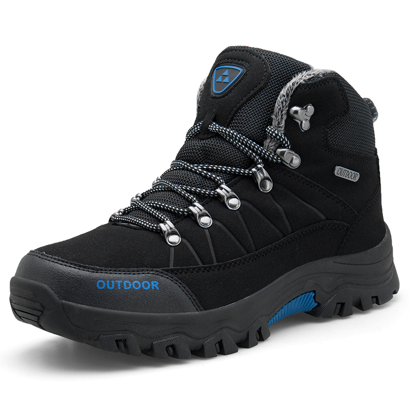 Winter Cold Resistant Warm Material Outdoor Hiking Boots Men Winter Snow Boots Sneakers