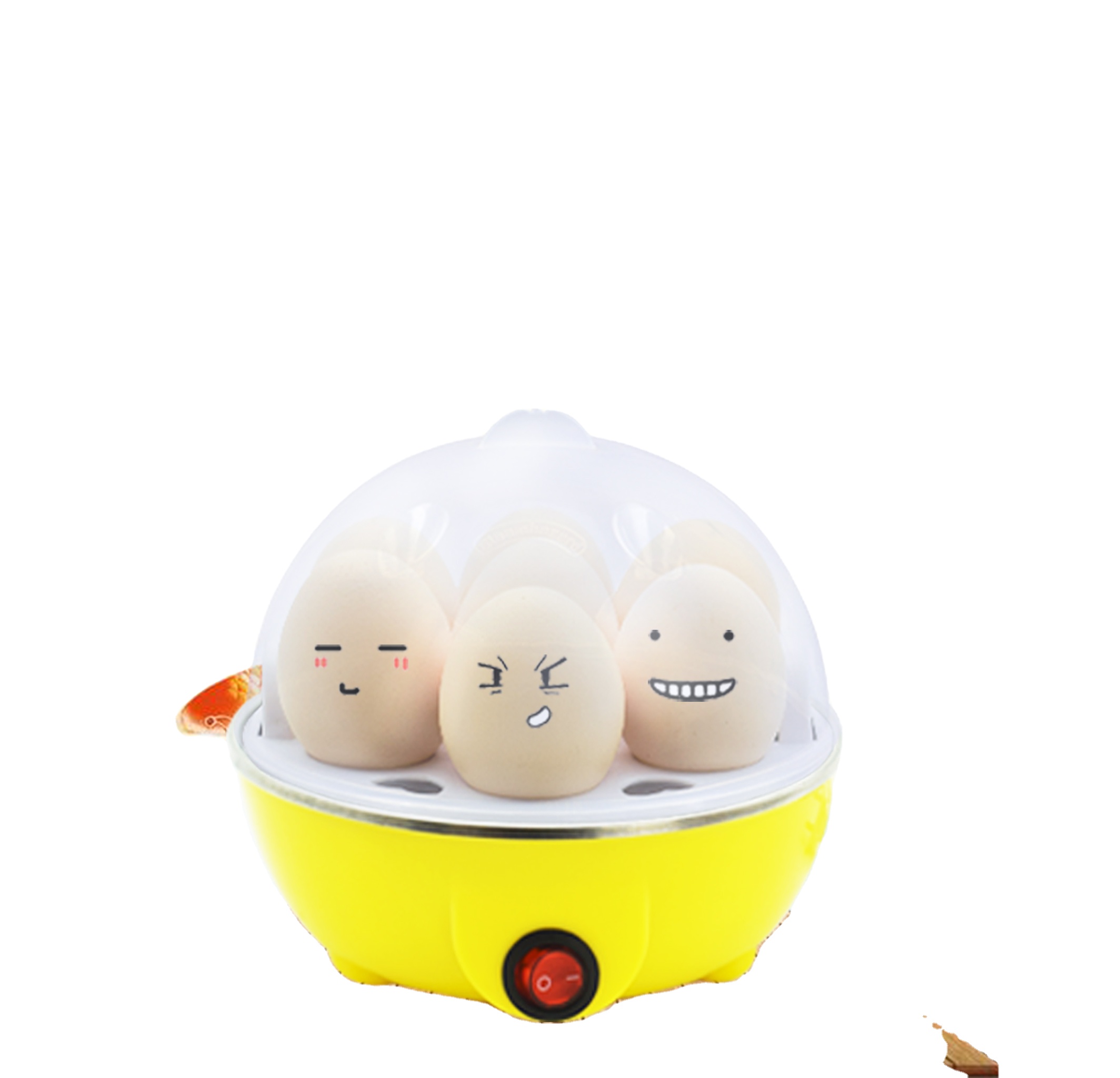 Easy to use amazon hot sale electric rapid egg boiler egg cooker with 3 colors