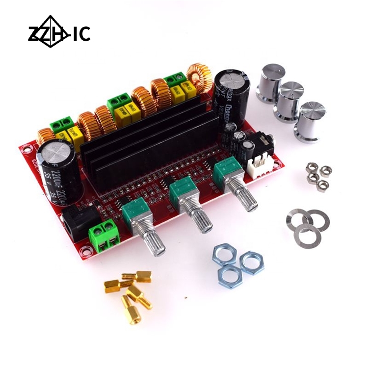 HW-302B TPA3116 D2 2*80 Вт + 100W 2,1 канальный цифровой усилитель класса d, зарядная Модульная плата DC12V-26V