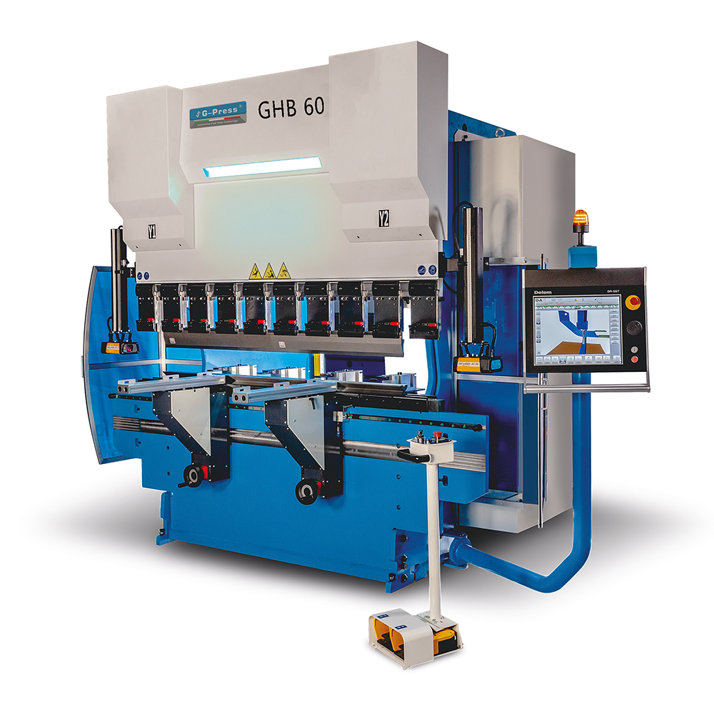Hydraulic metal sheet press brake machine 60t X-bravo 60-2500