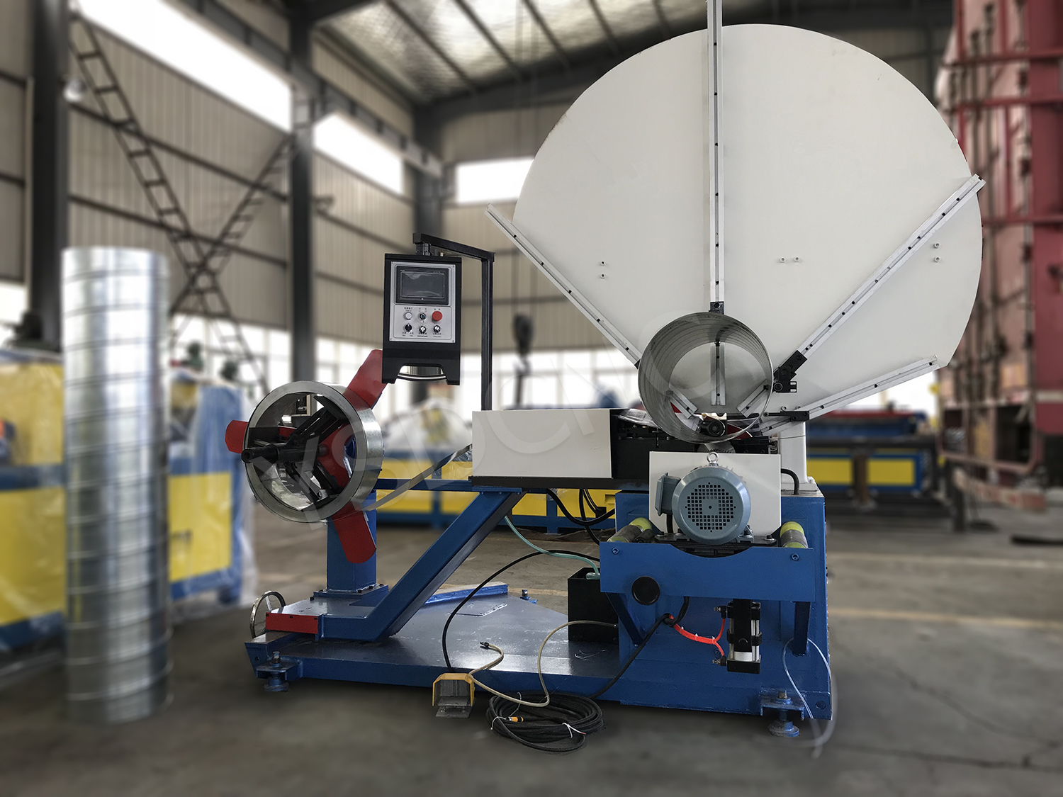 Ysdcnc PD-1600 спираль трубочно формировачные машины оцинкованной стали предварительно окрашенная оцинкованная сталь) с низкой ценой